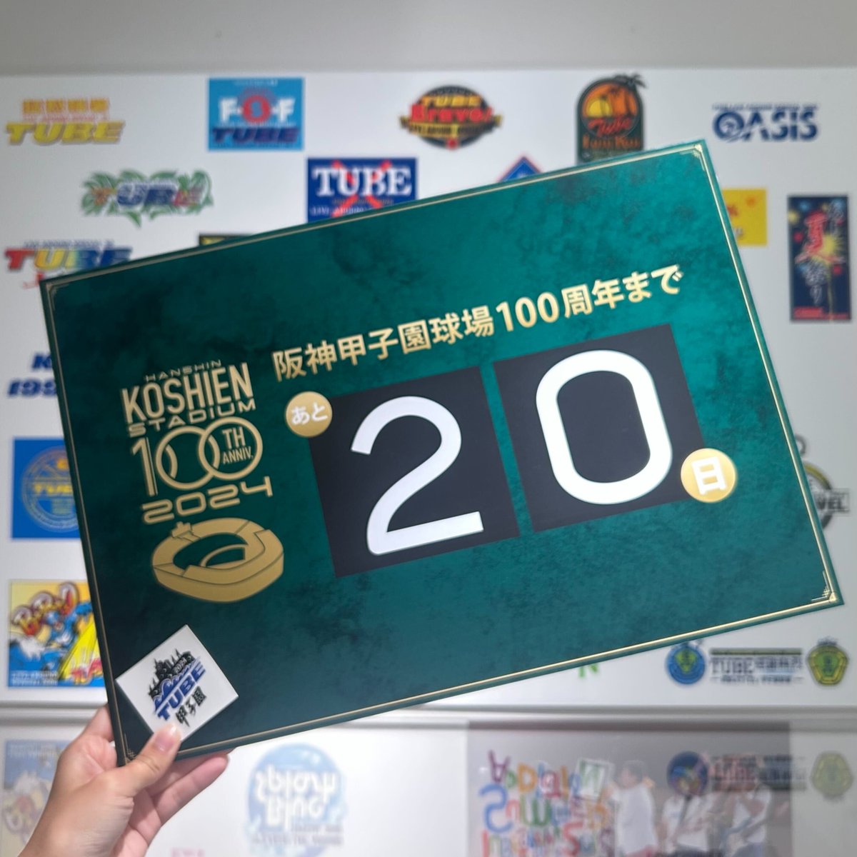 阪神優勝記念セール！TUBE 甲子園100周年記念限定 ロゴ入りボール