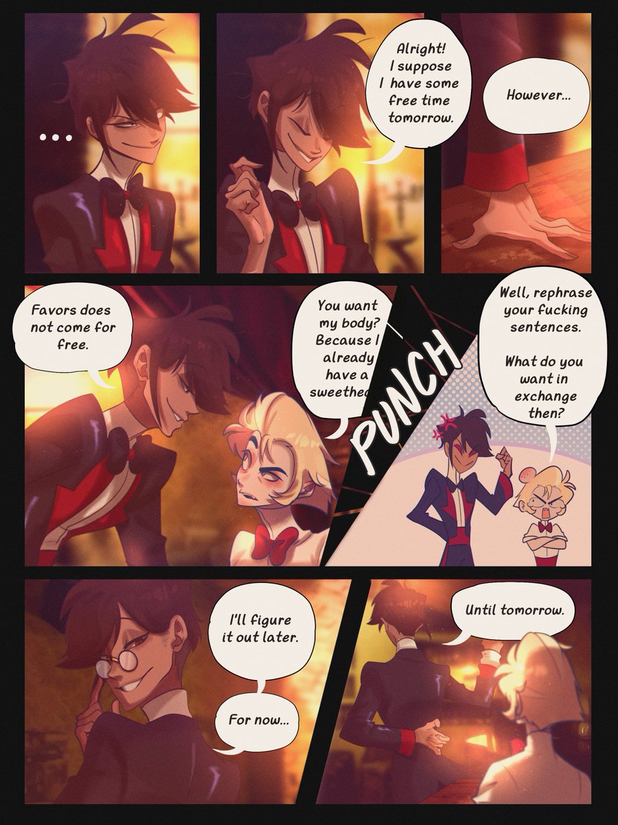 "After life still looking for you🍎" CHAPTER 1 🍷
The suits designs are by @/notherpuppet and were used for the sole purpose of paying tribute to her work.🖤