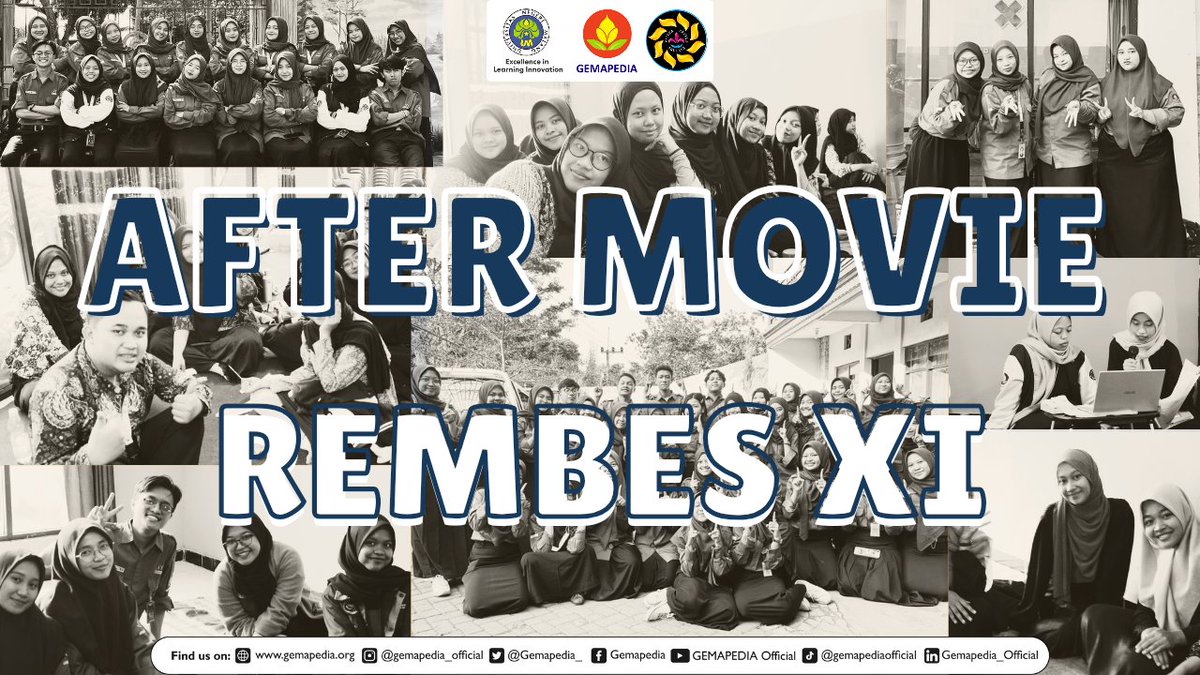 gemapedia_'s tweet photo. [AFTER MOVIE REMBUK BESAR GEMAPEDIA 2024]

Dari kegiatan Rembes banyak momen seru dan menarik untuk dikenang. Momen-momen tersebut berhasil diabadikan melalui after movie berikut. 
Saksikan lengkapnya di youtube GEMAPEDIA https://t.co/vEpcLMA1tS
Asyik bukan?👇��� https://t.co/2KqdfVD1uZ