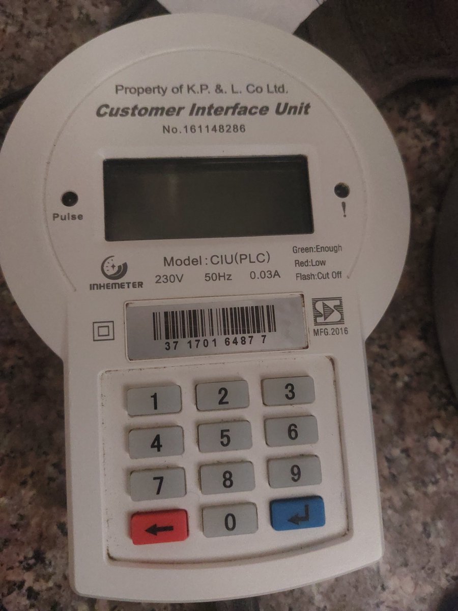 Gkaveke's tweet photo. @KenyaPower_Care this meter is not charging.  How do i get it replaced? https://t.co/w7sdC7Vc4D
