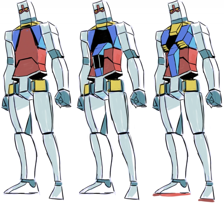 RX-78-2(ガンダム) 「人間っぽいスタイルでガンダム描きたいという欲求。 」|油屋とんびのイラスト