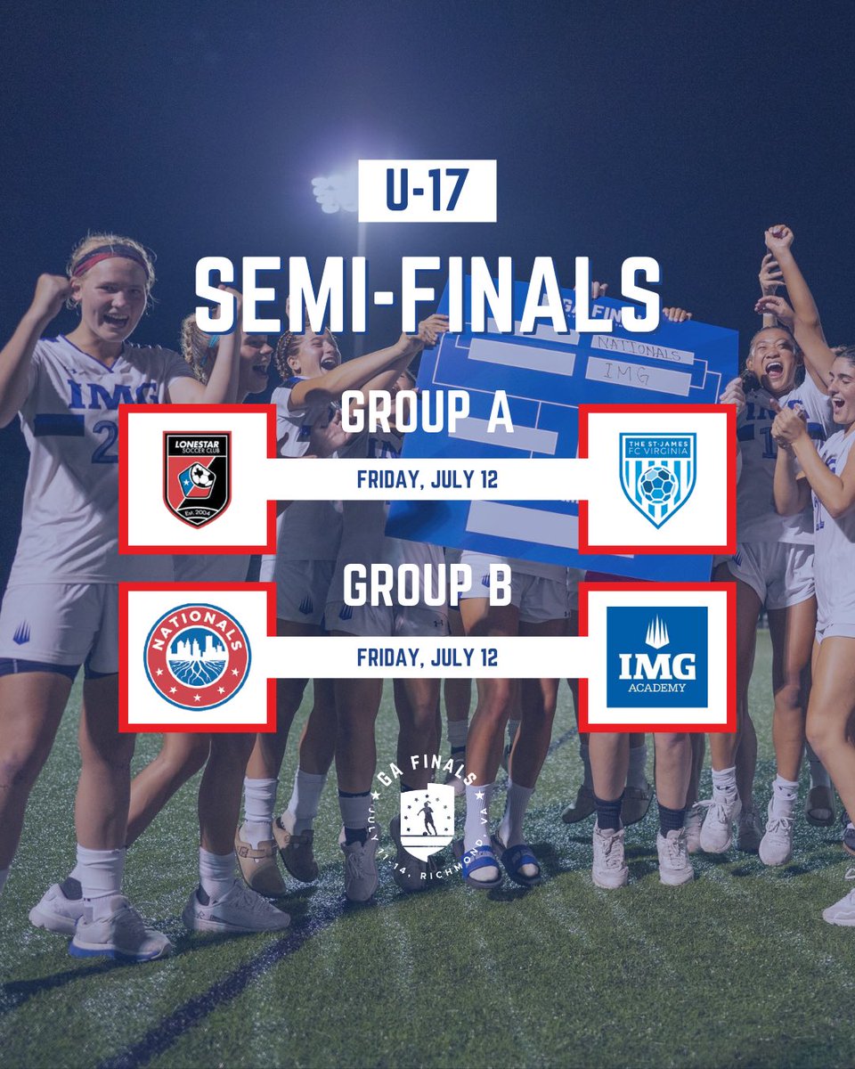 The U16 &amp; U17 Semi-Finals are set! ✅ #GAFinals