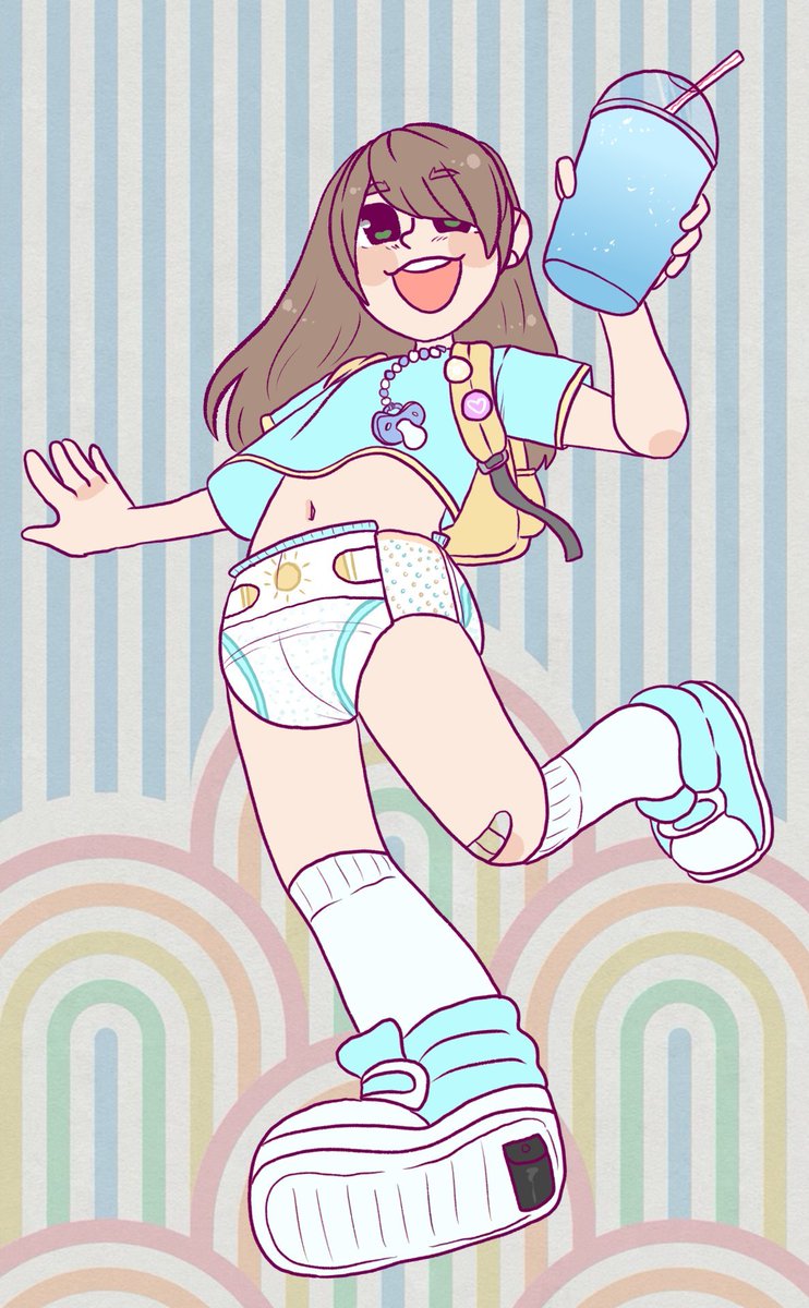 Mcplayer129A's tweet photo. Im a cool big kid. I can drink this drink without having to go potty.
Art by the amazing @Froggy_boots1 https://t.co/jOmF3LWurv
