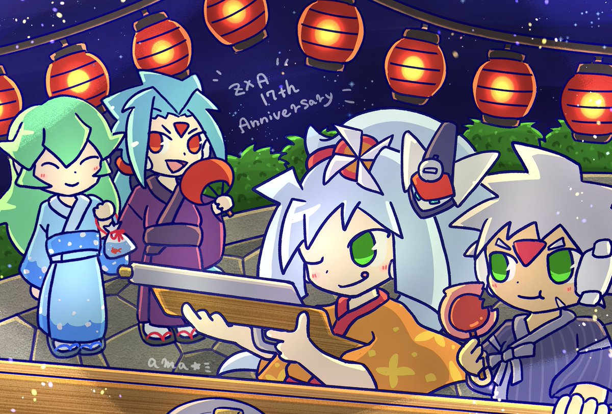 17周年おめでとう！！ 先日のZXは海バカンスだったので、ZXAの子達には