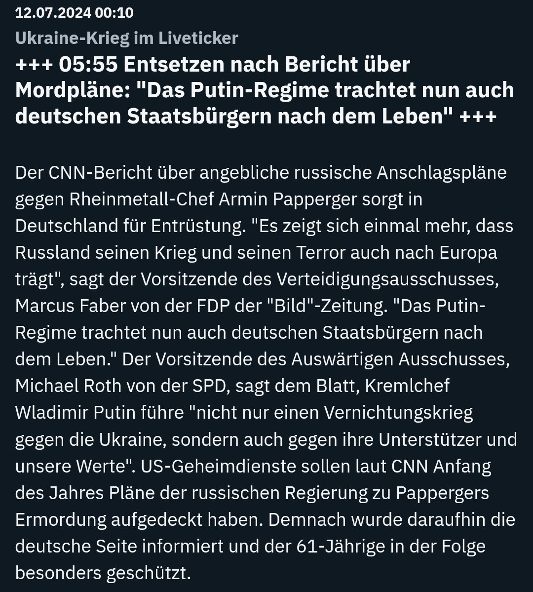So etwas könnte man durchaus als kriegerischen Akt auslegen #Putin #Rheinmetall #Olafscholz #UkraineRussiaWar