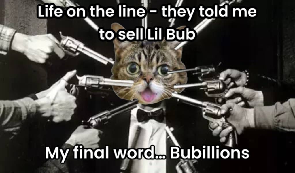 1. BUY BUB   
2. TOP BLAST   
3. DCA   
4. FERRARI