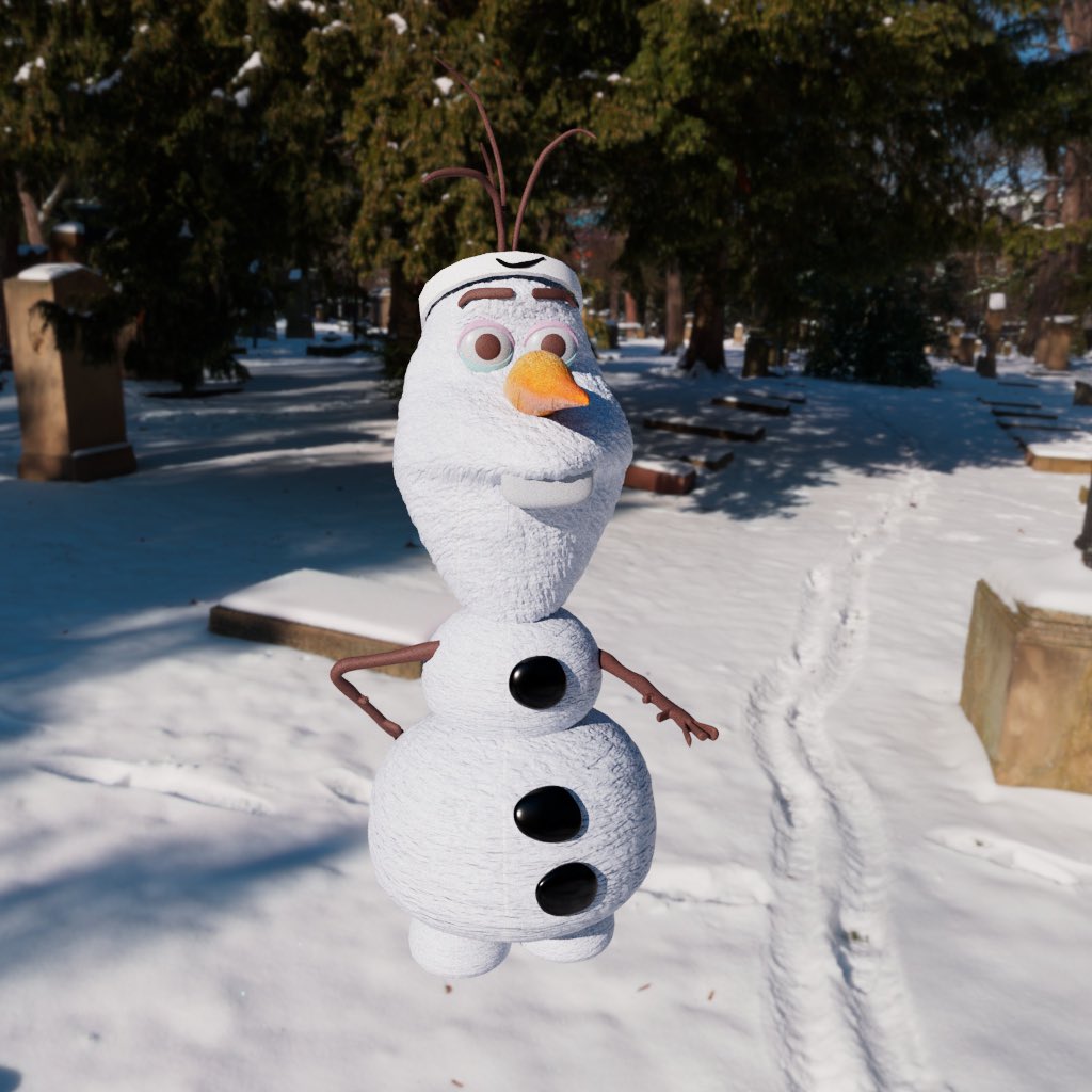__091836's tweet photo. 課題でオラフ作りました^^
#maya #olaf #flozen #3dcg https://t.co/wKGAQhYtrx