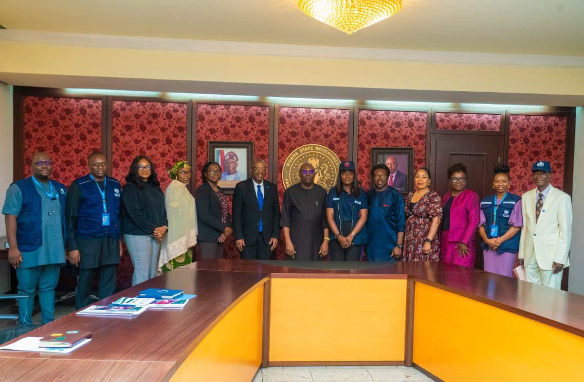 Honored to be received by the Executive Governor of Rivers State HE <a href="/SimFubaraKSC/">Siminalayi Fubara</a>  in Port Harcourt yesterday, ahead of <a href="/NDDCOfficialNGR/">Niger Delta Development Commission</a> Stakeholder Summit. I was encouraged by his commitment to health, education and agriculture as #SDGs drivers <a href="/UN_Nigeria/">United Nations Nigeria</a>