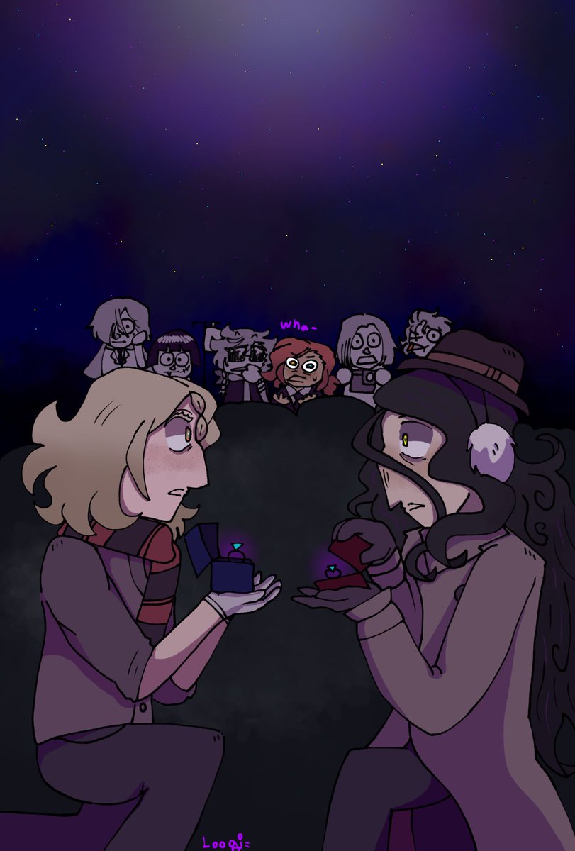 Day 4: Hat and Scarf/Flags
They proposed at the same time 😔

#rmlnweek24 #bsd #rimlaine