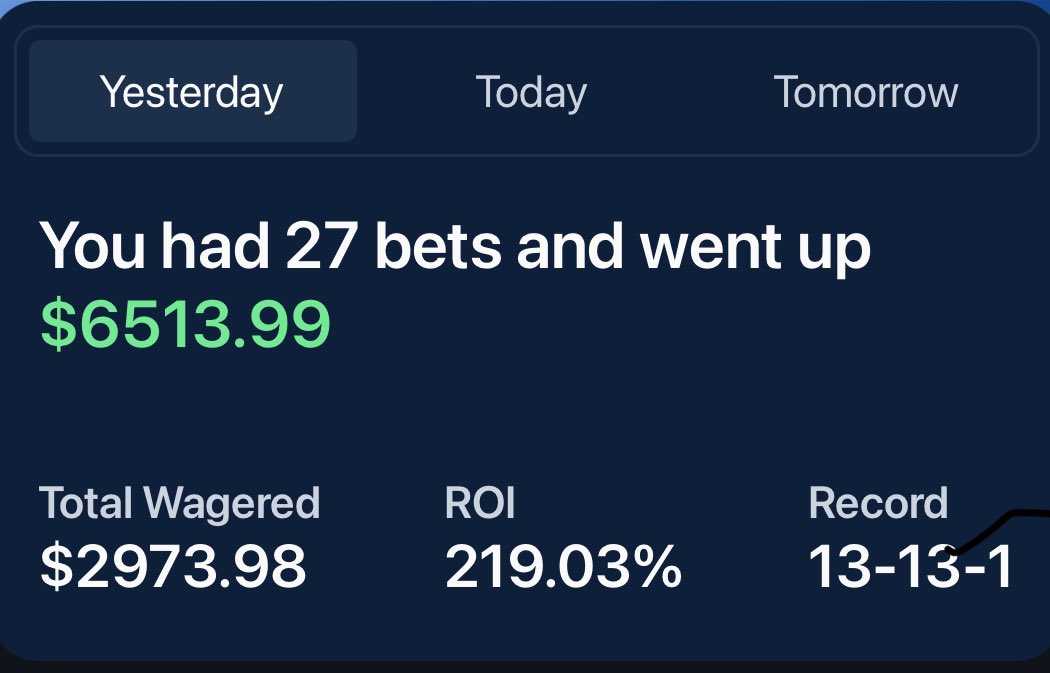 First day launching the discord was a success. DM me for a free month💯

#gamblingtwitter #draftkings #fanduel #fliff