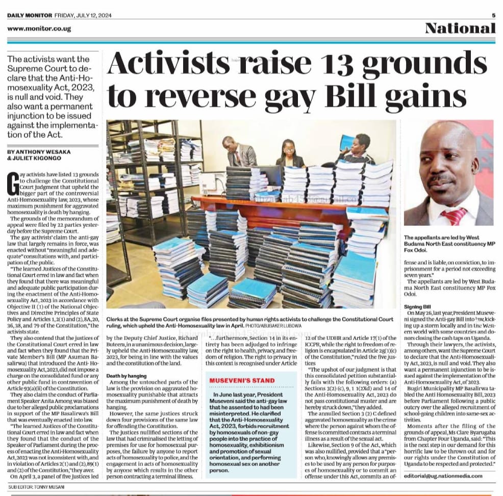 ShillahNajjuma's tweet photo. Good morning, 🌄🌄 in such a time, we need to push it harder.Teri kuziikiza paka Kuwulira Bubi #March2Parliament #StopCurruption #FighForGayRights https://t.co/x7ORPy13fS