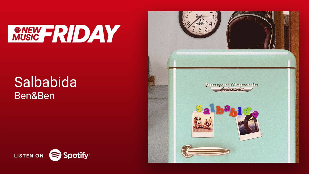 A <a href="/jungeemarcelo/">Jungee Marcelo</a>: Anniverseries track is the top OPM song once again on <a href="/SpotifyPH/">Spotify Philippines</a>’s New Music Friday playlist 🙌🏼 Stream <a href="/BenAndBenMusic/">Ben&Ben</a>’s ‘Salbabida’ now! 🛟🌊🖍️

LISTEN here: 🎧 spoti.fi/3YDtJ4E

#Salbabida #BenAndBen #JungeeMarcelo #Anniverseries #StarMusicPH