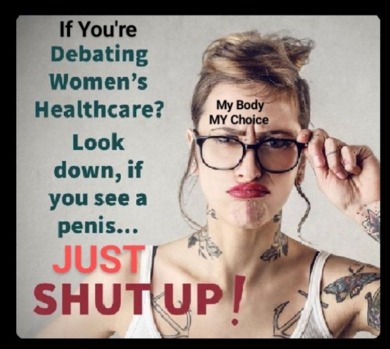 MrSpiritsRaven's tweet photo. If You have an "Opinion" on #AbortionRightsAreHumanRights
#AbortionIsHealthcare
& You have a tiny, barely swinging 3-inch 🤏🏻
p€n!§ SHUT THE Fu¢K Up.
YOUR OPINION DOESN'T MATTER.
If you DO NOT have a #UTERUS a #BIRTHCANAL #FALLOPIANTUBES a #CLITORIS or #MAMMARYGLANDS, then YOUR #OPINION about a WOMAN'S #RightToChoose whether she WANTS to have an #Abortion or NOT "Ain't YOUR
"FU¢K!NG Business."
What you should be doing as a man is considering getting a #Vasectomy so YOU don't get anybody pregnant & they have to TURN to #Abortion as a solution to getting pregnant by a loser such as YOURSELF.
In other words Men SHUT THE FU¢K UP. Worry about your 9€N!§. Worry about your §CRoTuM. Worry about your SPERM COUNT. 🙎🏿♂️