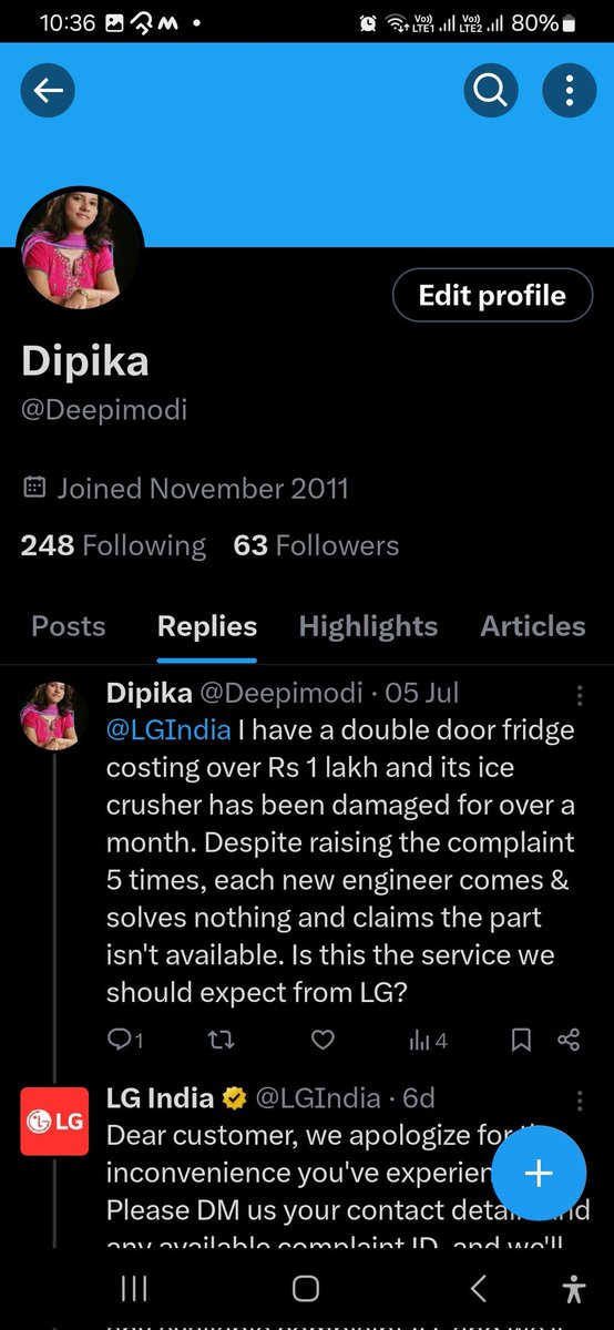 Dipika tweet media