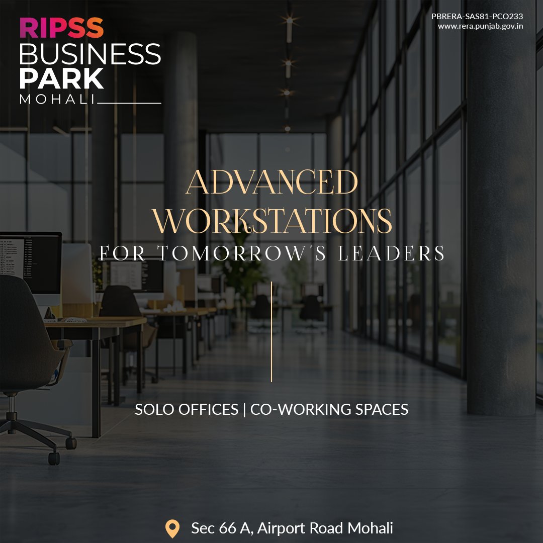 RIPSSInfra's tweet photo. Fuel your productivity with our advanced workspaces, crafted for the visionaries of tomorrow.

RIPSS Business Park

📍Sec 66 A, Airport Road Mohali

#RIPSS #RIPSSInfra #RIPSSBusinessPark #Sustainability #RealEstate #Productivity #CommercialProperty #StrategicLocation #Mohali https://t.co/DHxrVTFuji