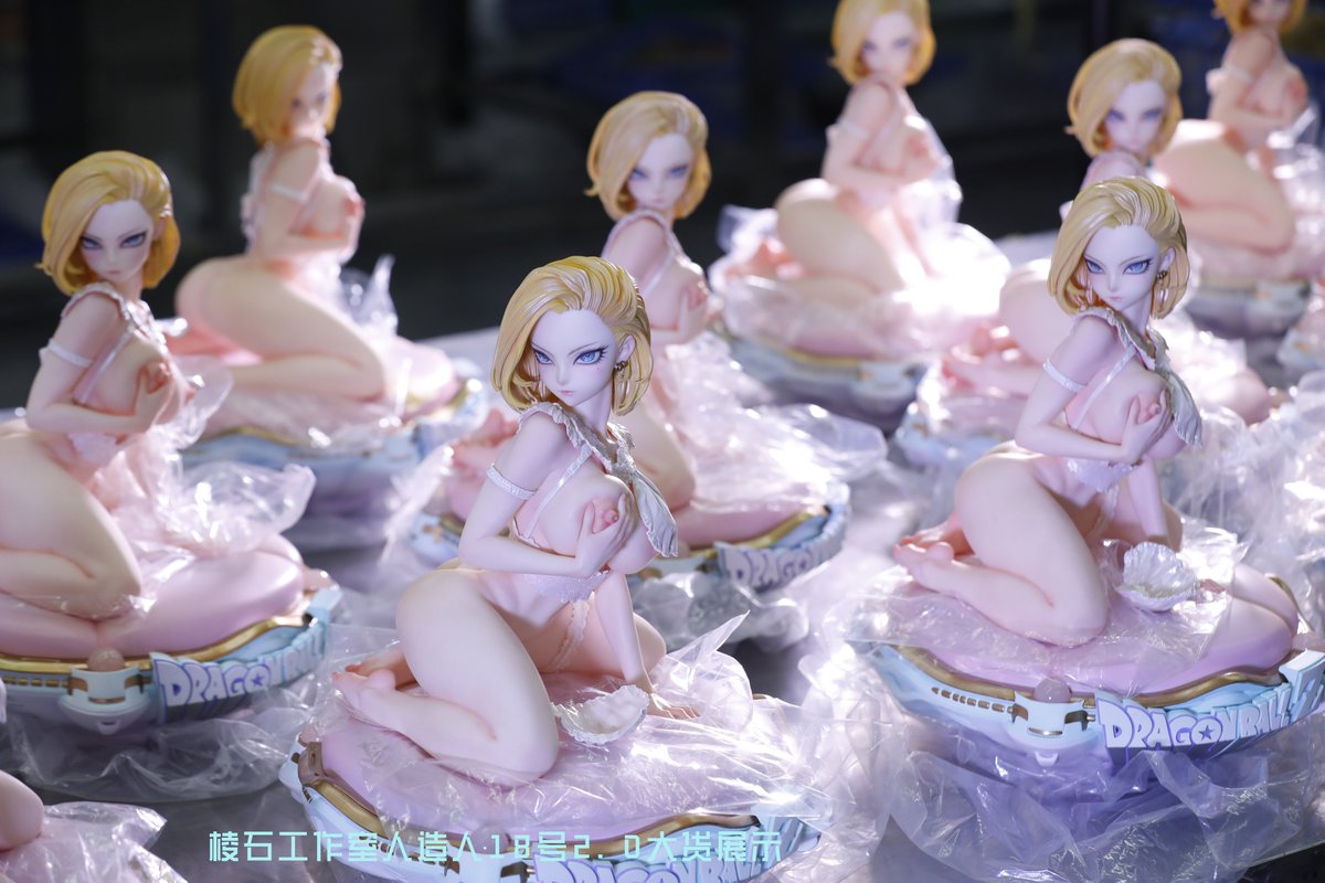 hamajippaR18's tweet photo. Lengshi (Faceted Pebble) Studio Android 18 2.0 PU ver 1/4 Release

【补款通知】
你不用拥有很多很多雕像，只要你找到属于你要的感觉
产品名称：人造人18号2.0版
【团队：棱石出品
【箱���尺寸：510*420*230
【比例： 1/4 pu版补款
【箱子重量： 约8kg
物流方式： 默认德邦 https://t.co/24Kc1yxJDQ