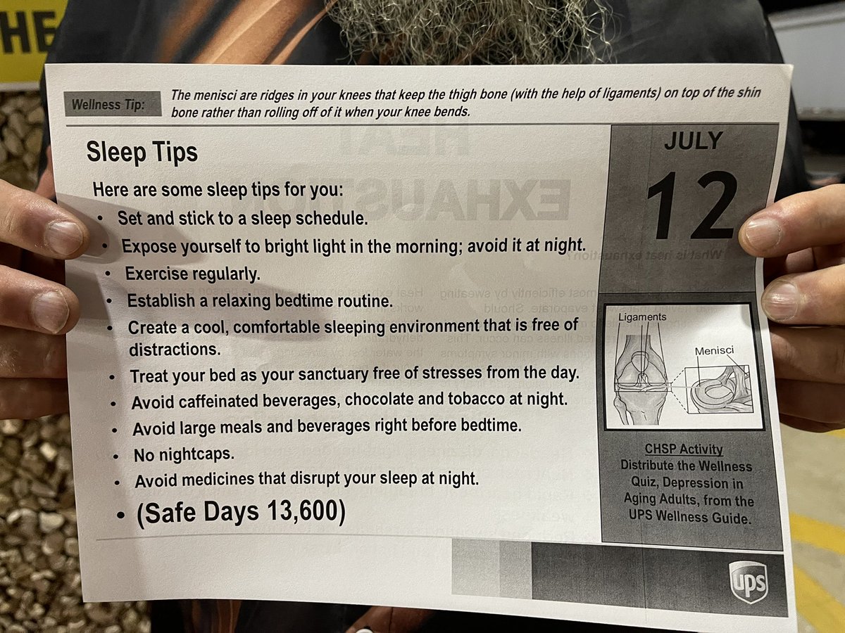 okc_preload's tweet photo. Good #FruityFriday #OKC #Preload We are celebrating #DogsDaysofSummer check the cookout/Fruit after the sort! James has #PCM tips for getting ๐ด๐ค quality sleep
โSleep schedule
โLimit caffeine
โPut the phone down
โRelax your mind
#UPS #Nappers https://t.co/DRYUS2XGt3