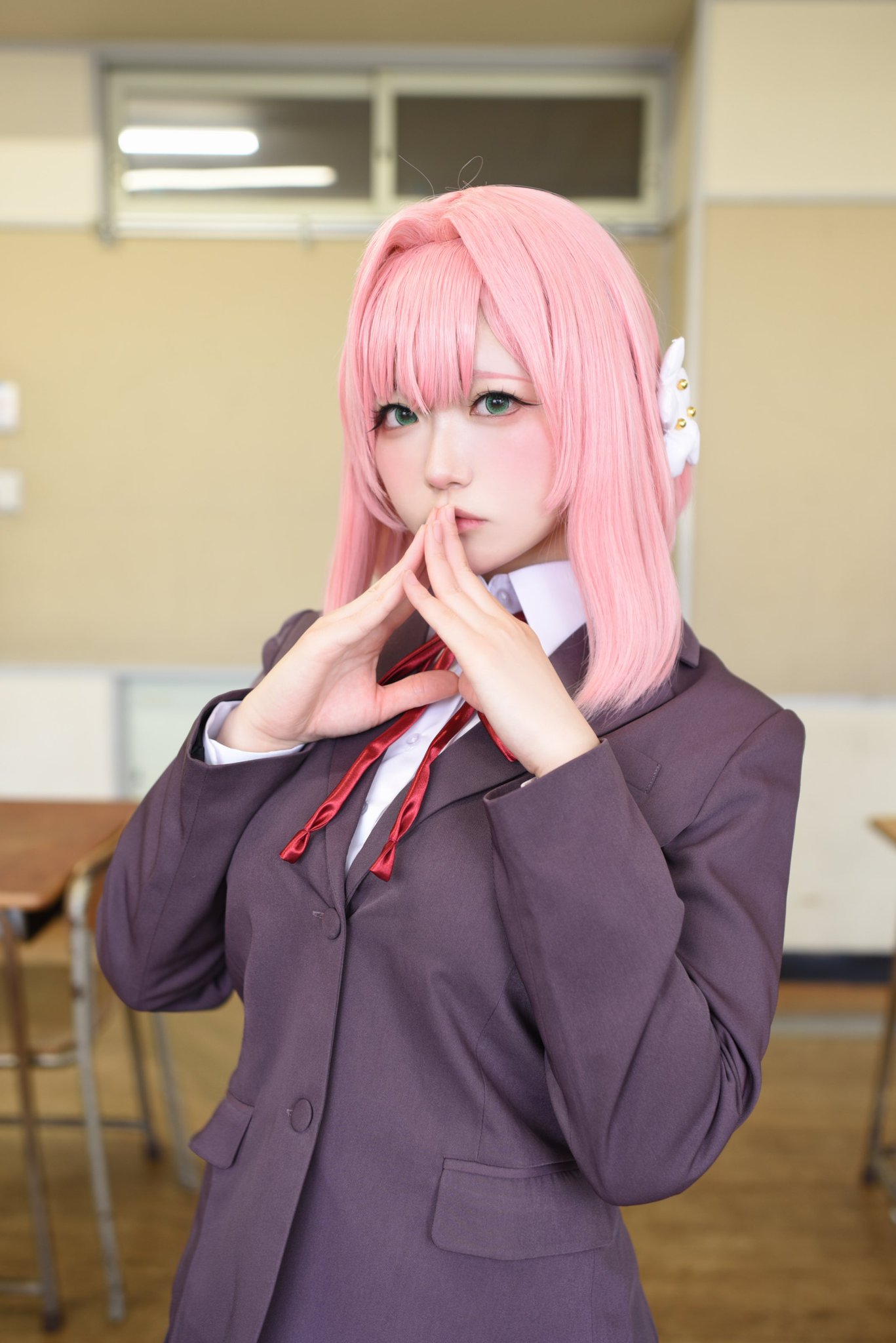 君のことが大大大大大好きな100人の彼女 100カノ 花園羽香里 衣装 ウィッグ Amazon.co.jp: [1977] 【AGOS】 「ウィッグ、靴付き」君のことが