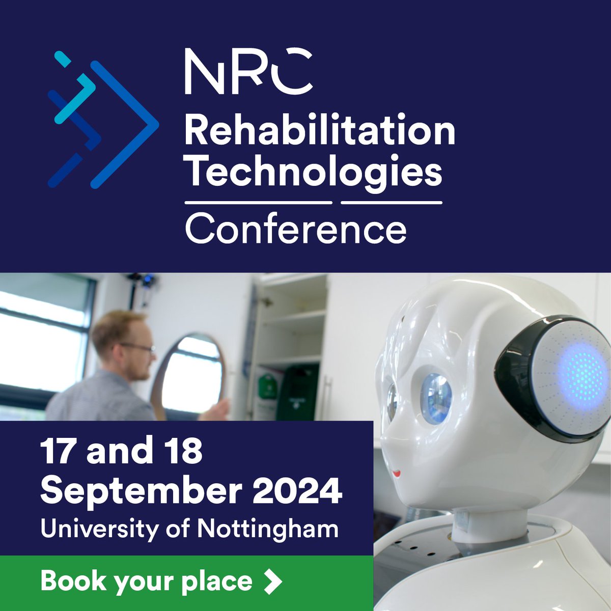 Rehabilitation Technologies Network+ (@uonrehabtech) on Twitter photo Book your place and submit an abstract today! Deadline for abstracts is 31st July.
<a href="/UniofNottingham/">Uni of Nottingham #WeAreUoN</a> <a href="/lborouniversity/">Loughborough University</a> <a href="/NRCrehabUK/">National Rehabilitation Centre NRC UK</a>
eventbrite.co.uk/e/nrc-rehabili… Book your place and submit an abstract today! Deadline for abstracts is 31st July.
<a href="/UniofNottingham/">Uni of Nottingham #WeAreUoN</a> <a href="/lborouniversity/">Loughborough University</a> <a href="/NRCrehabUK/">National Rehabilitation Centre NRC UK</a>
eventbrite.co.uk/e/nrc-rehabili…