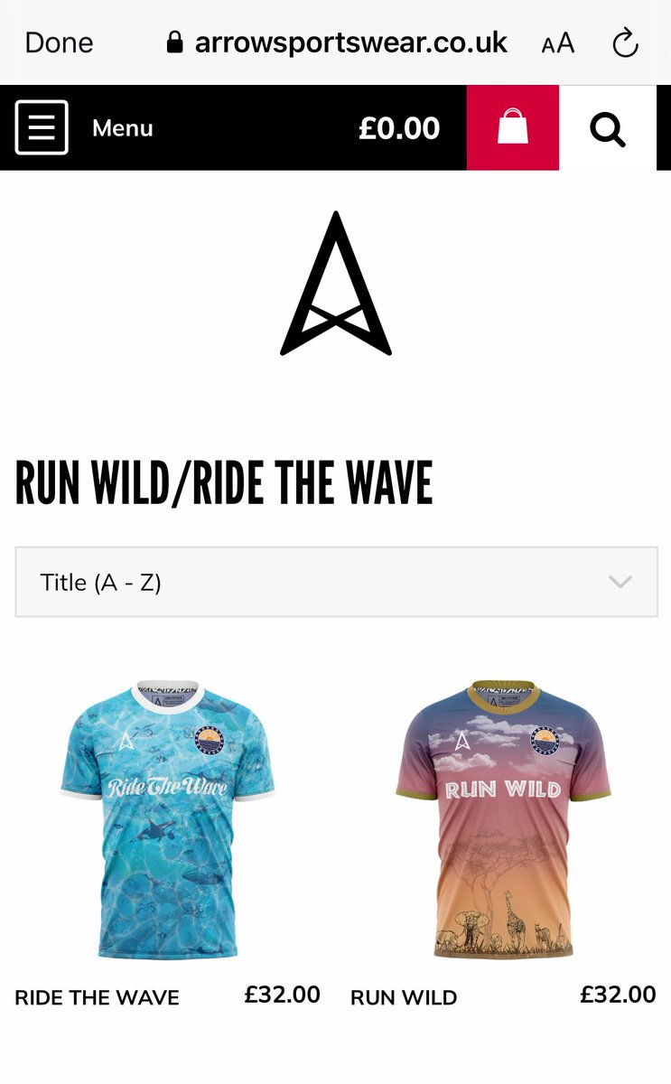 You asked, and we delivered 🙌

Pre-orders are now OPEN for both Run Wild + Ride the Wave 🌅🌊 Priced at £36 (Child’s £32) to cover costs + £10 charity donation to Macmillan 🙏

Pre-orders only open until the week commencing 29th July, so be quick!

👉arrowsportswear.co.uk/club-shops/run…