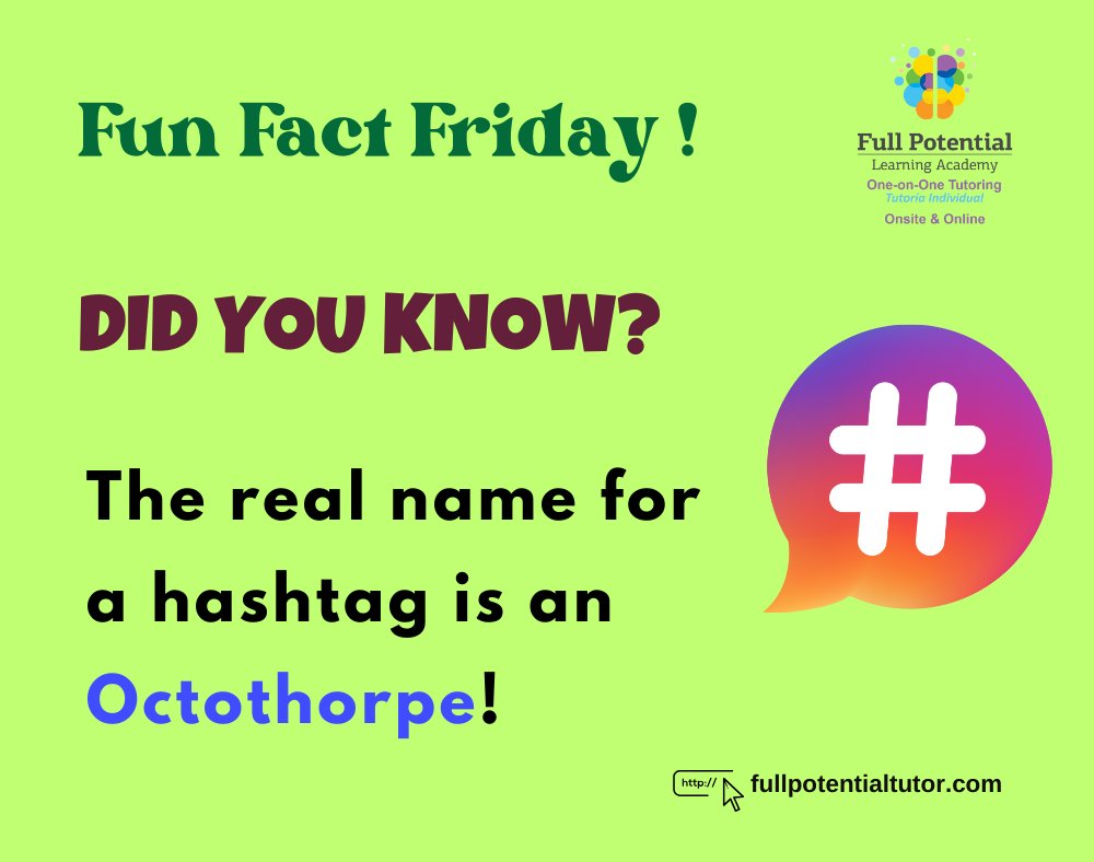FPLAUSA's tweet image. 🔍 Fun Fact: The real name for a hashtag is an octothorpe! It&apos;s Fun Fact Friday!  

#FunFactFriday #Octothorpe #HashtagTrivia #LearnSomethingNew #Trivia #InterestingFacts #FridayFun #DidYouKnow #FPLA #Miami