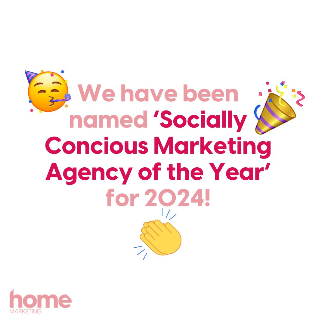 We have been named 'Socially Concious Marketing Agency of the Year' in the <a href="/SME__News/">SME News</a> awards 2024 😁 

Being able to exclusively work with socially-led businesses is something we never take for granted and we are really proud to be recognised for this 🙌