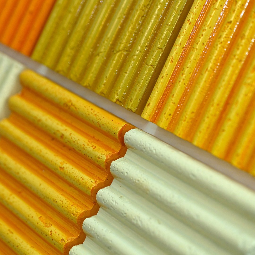 surfacethinking's tweet image. Inspired by the popular return of colour within design, we will be exploring the beautiful array of textured and colourful materials displayed by our exhibitors at the last edition of Surface Design Show. 🌈
 
#SDS25 #ColourfulDesign #DesignWithColour