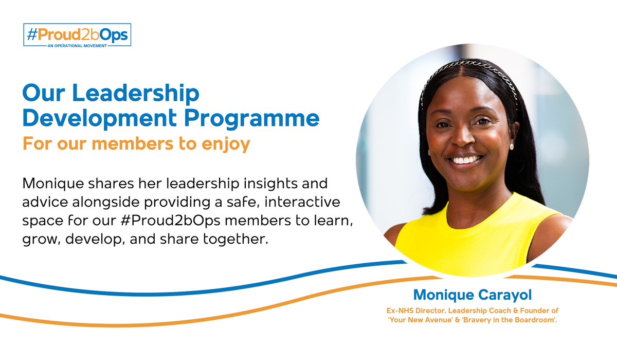 Proud2bOps - National Network (@proud2bops) on Twitter photo 🎬 Our Leadership Development Programme is live!
👏 Congratulations to the successful candidates on our latest programme, led by Monique Carayol. This programme focuses on key skills, behaviours, and knowledge.
⭐️ One of many opportunities on offer for <a href="/Proud2bOps/">Proud2bOps - National Network</a> members! 🎬 Our Leadership Development Programme is live!
👏 Congratulations to the successful candidates on our latest programme, led by Monique Carayol. This programme focuses on key skills, behaviours, and knowledge.
⭐️ One of many opportunities on offer for <a href="/Proud2bOps/">Proud2bOps - National Network</a> members!