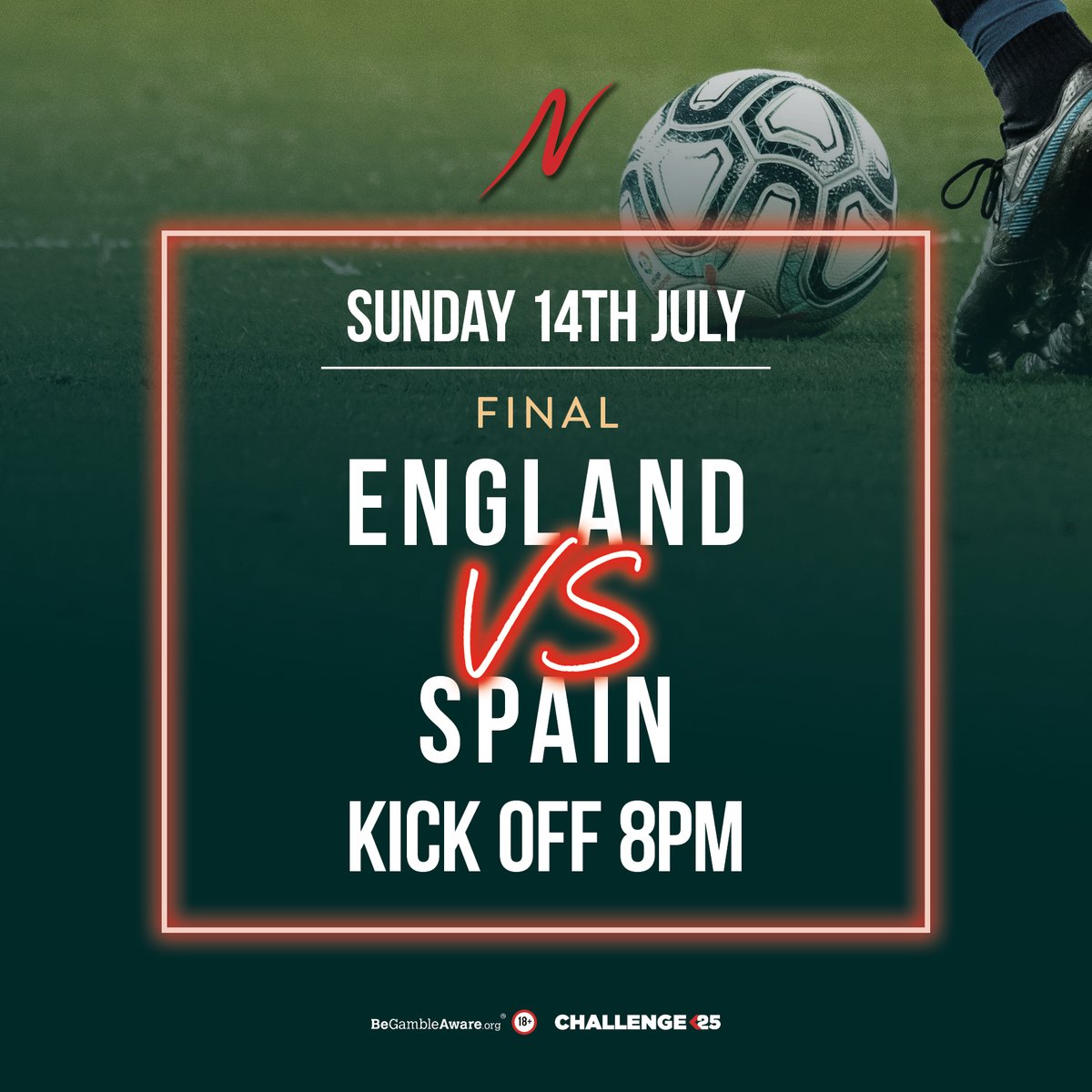 IT'S COMING HOME 👌🏼 ⚽ 

🍔 3Bs: Burger, Beer, £5 bet = £16
🍺 Beer Bucket = £20 
⏰ Bar open from 4pm