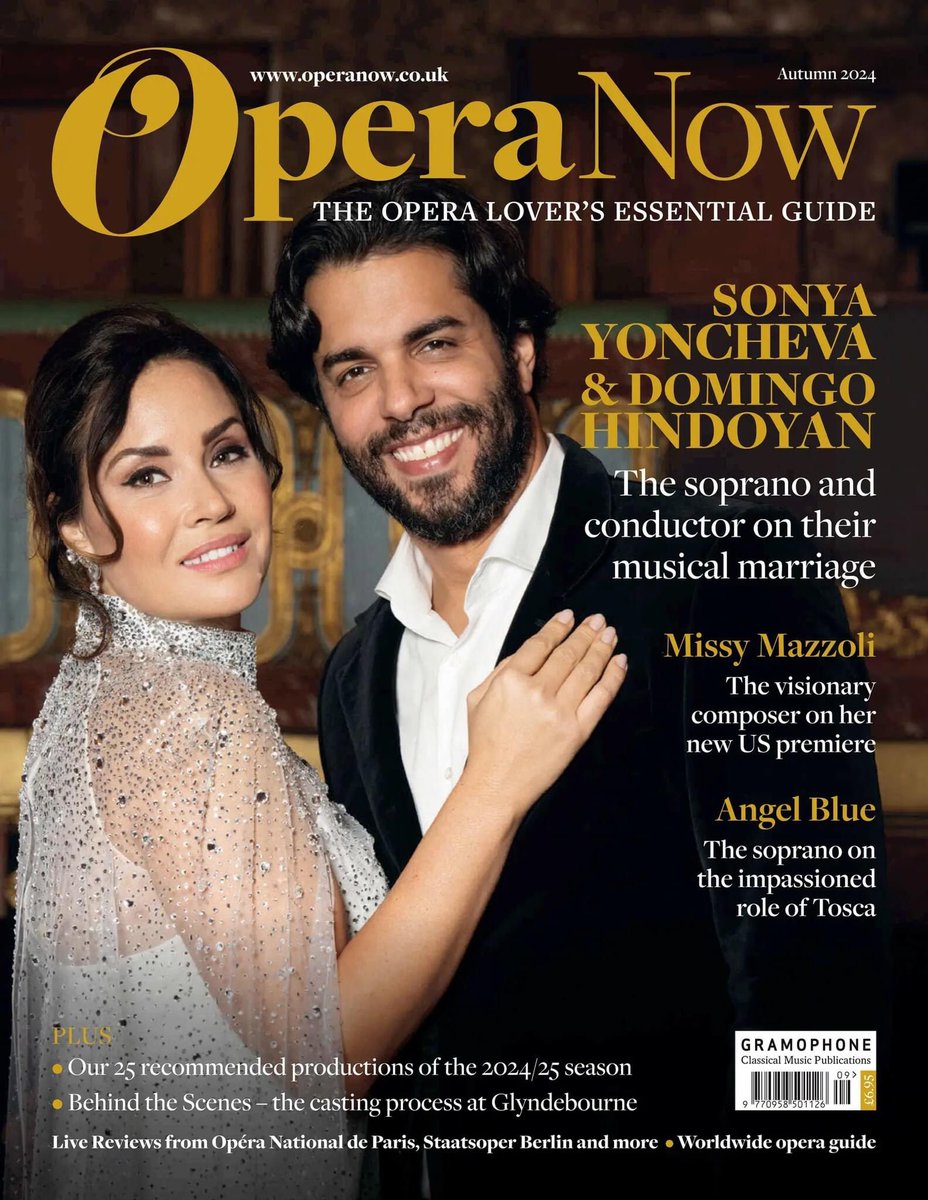 sonyayoncheva's tweet photo. Domingo and I are on the cover of @Operanow!❤️ You can read the feature not only in the magazine’s Autumn 2024 issue, but also online on the following link:
🔗 https://t.co/6WrnSCU48f #sonyayoncheva #domingohindoyan #operanow
Domingo Hindoyan https://t.co/IMzZe0BTAZ
