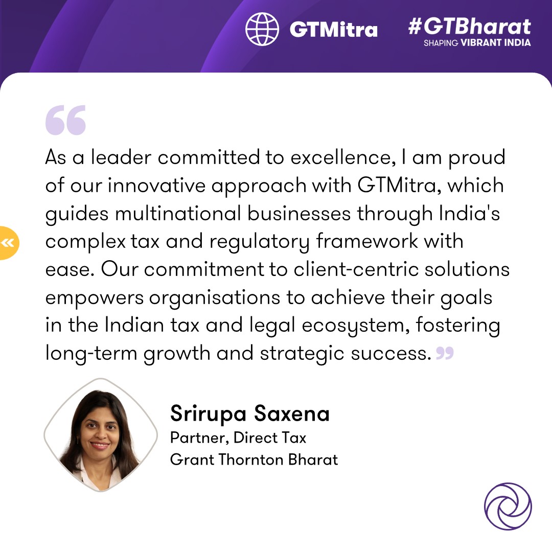 GrantThorntonIN's tweet image. Understanding India's tax and regulatory environment can be challenging for multinational businesses. #GTMitra, a centralised resource by #GTBharat, simplifies this journey with over 750 expert-answered questions. 

Know here: brnw.ch/21wKnx8

#CrossBorderTransactions