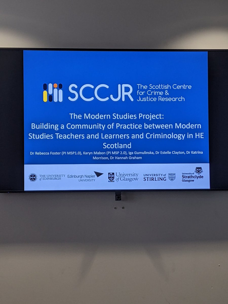 <a href="/igagumulinska/">Iga Gumulinska</a> doing an amazing job of stepping in for <a href="/eclayto3/">Estelle Clayton</a> (get well soon!) to present on our Modern Studies Knowledge Exchange project funded by <a href="/TheSCCJR/">SCCJR</a> 
<a href="/DrRebeccaFoster/">Rebecca Foster</a> <a href="/K_M_Morrison/">Katrina Morrison</a> <a href="/DrHannahGraham/">Hannah Graham</a> 
@BSC2024Strath