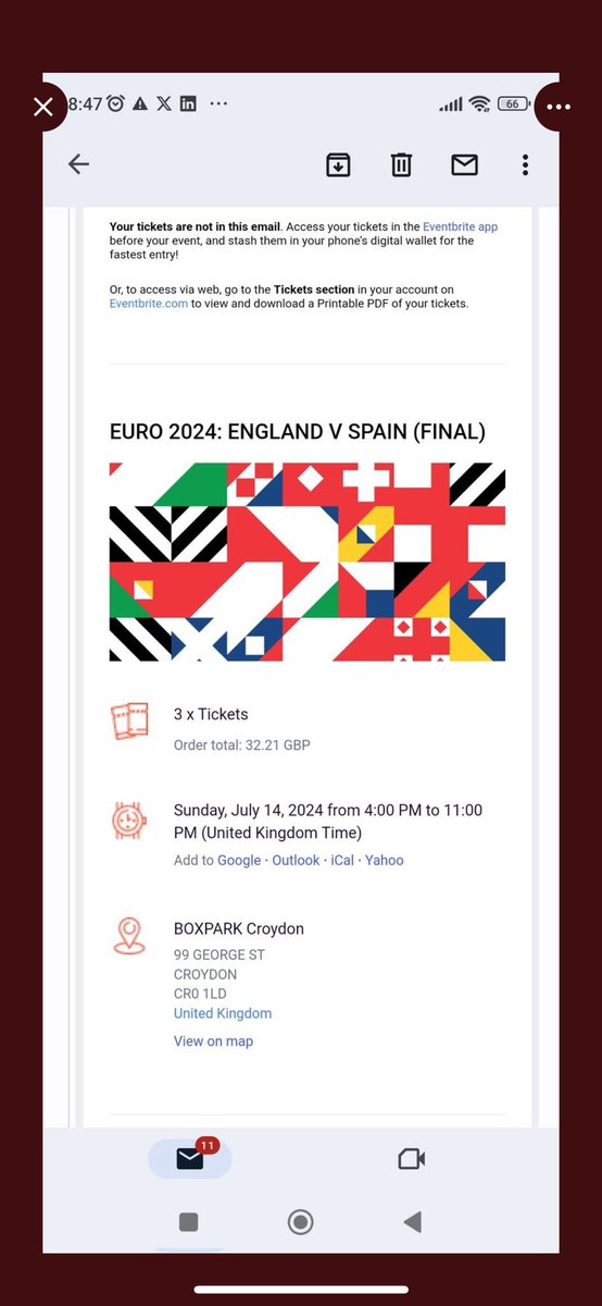 anyone trying to get tickets to Boxpark Croydon for the Euros final England v Spain 

WATCH OUT FOR THIS ACCOUNT: @DarDjc_ he is a scam

some of the bank holder names include: 
Lupascu Mihaela and Daria Koniecka for bank transfers
he gives out the following WhatsApp: 07398501603