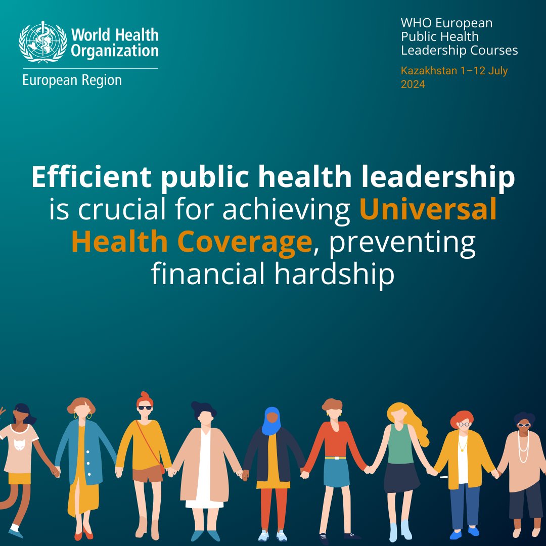 Effective public health leadership is key to achieving universal health coverage (UНС), ensuring equitable access to essential healthcare services without financial hardship. ⚕️ 

#PHLC2024