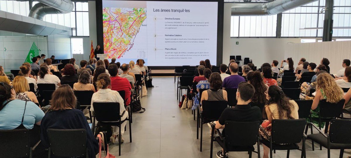 Transició Ecològica (@transicioeco) on Twitter photo Presentem al camp d’innovació pedagògica 'Salut planetària, democràcia i drets humans':
🔇El projecte #ApSambiental 'Millorem la qualitat #acústica dels equipaments públics i el seu entorn' 
🔇L'#app de ciència ciutadana per al monitoratge del so a les zones urbanes Presentem al camp d’innovació pedagògica 'Salut planetària, democràcia i drets humans':
🔇El projecte #ApSambiental 'Millorem la qualitat #acústica dels equipaments públics i el seu entorn' 
🔇L'#app de ciència ciutadana per al monitoratge del so a les zones urbanes
