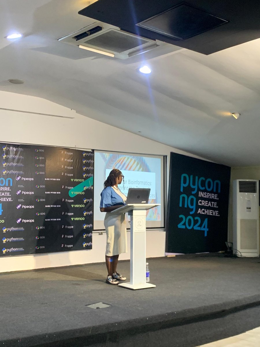 sophiairoegbu_'s tweet image. Listening to @flora_oladipupo talk about bioinformatics in Python and how it should be adopted in Nigeria and in learning. 🔥

#PyConNG2024