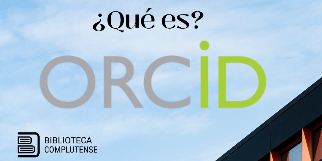 BComplutense's tweet image. ¿Sabes qué es #ORCID? es un código que permite identificar de manera unívoca y a lo largo del tiempo a un autor y su producción científica
Entra en nuestra guía y conoce este identificador, ➡️indispensable⬅️ para los investigadores

i.mtr.cool/sbabnfycfj

#BibliotecaComplutense