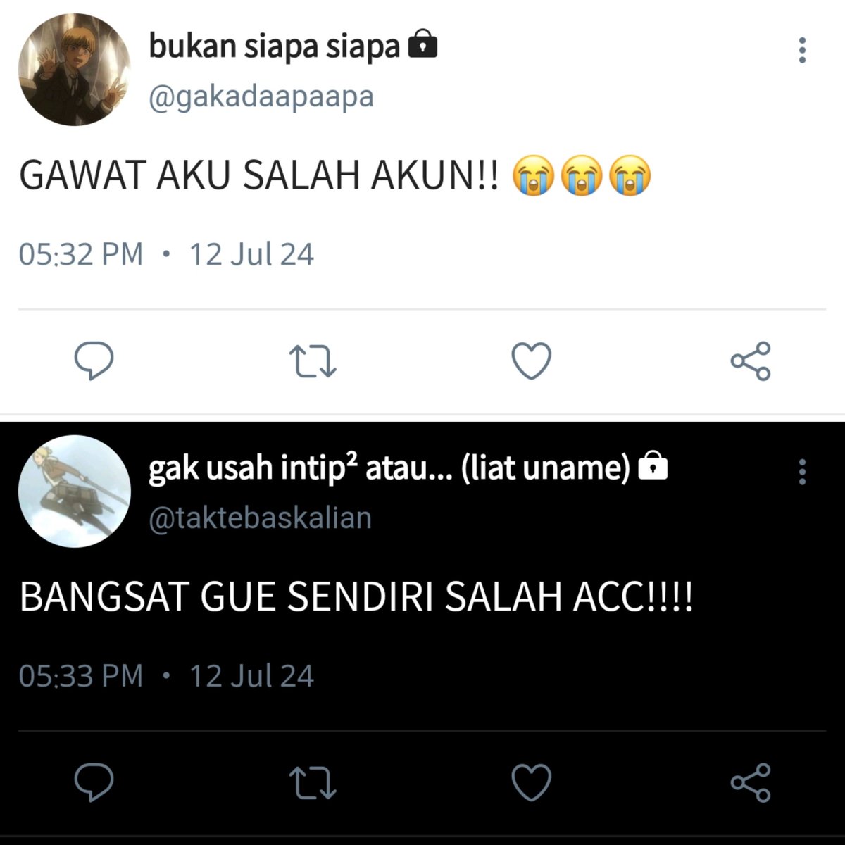 AOTFICFESS : OFF tweet media