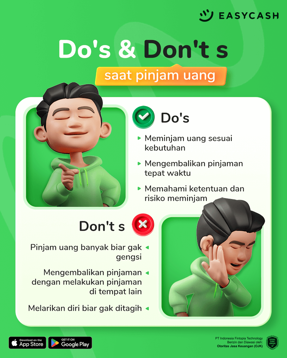 easycashid's tweet photo. Salah satu ciri menantu idaman adalah yang udah baca &amp; praktekin tips pintar ini 🤑 

#Uang #PinjamanDigital #Easycash #Pendanaansehat https://t.co/4izmdyiH7F