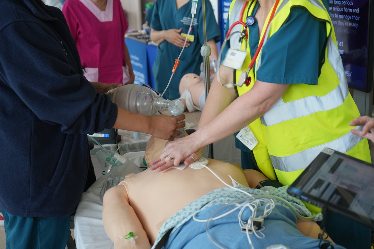 There's still time to come and see us and <a href="/Laerdal_UK/">Laerdal Medical UK</a> at the Worcestershire Royal Hospital main entrance today! We'll be showcasing some simulations until 15:00 today so be sure to come and say hello! 

<a href="/WorcsAcuteNHS/">Worcestershire Acute NHS</a> #Simulation #NHS #promotionday #Education