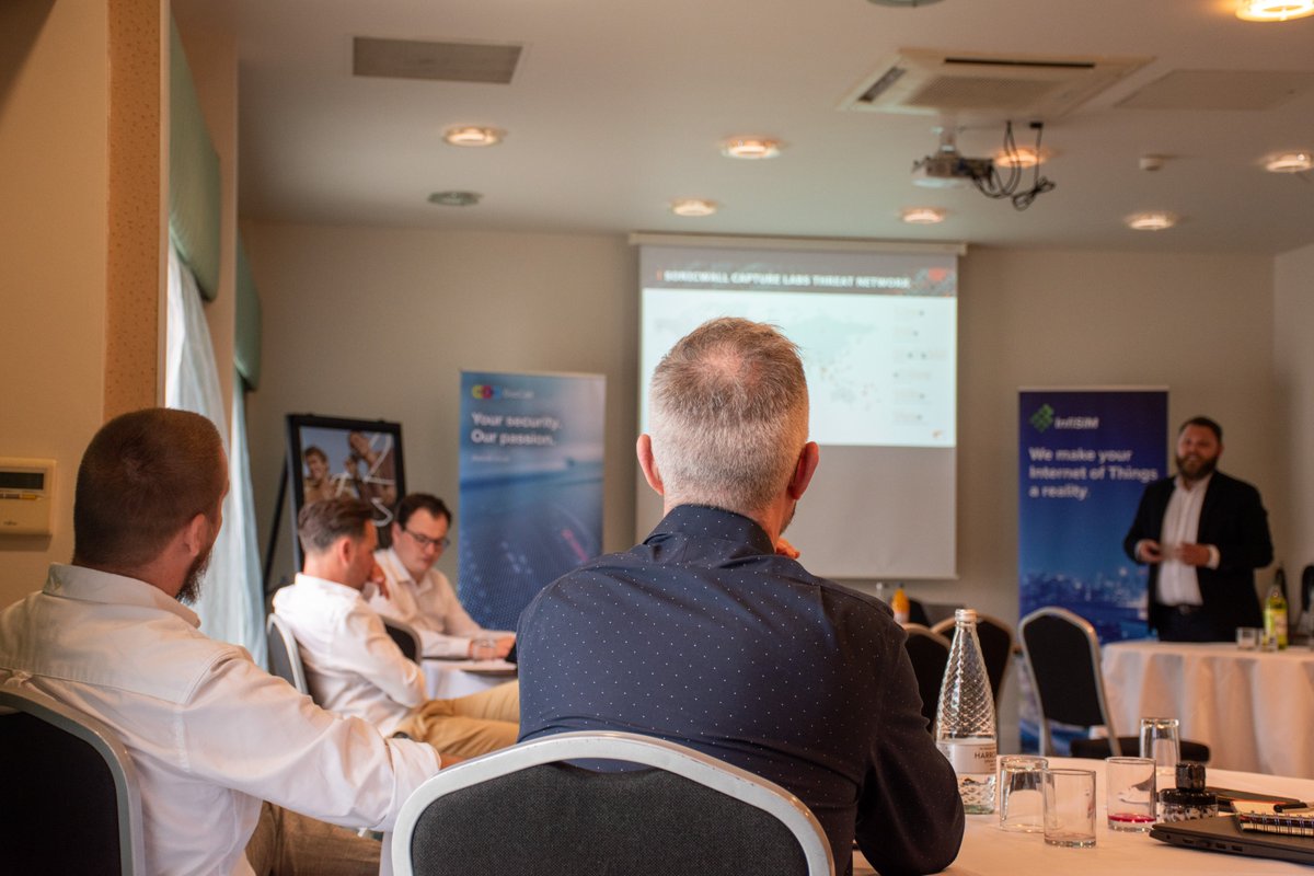 DuoCall_Comms's tweet photo. It was great to see some familiar faces at our Technology Day earlier this week! 

A big thank you to @cirrus_connects and @SonicWall for putting on some fantastic presentations for our customers.

#TechnologyDay #TechDay #ContactCentre #NetworkSecurity #CyberSecurity #MSP https://t.co/ityUZWo3jv