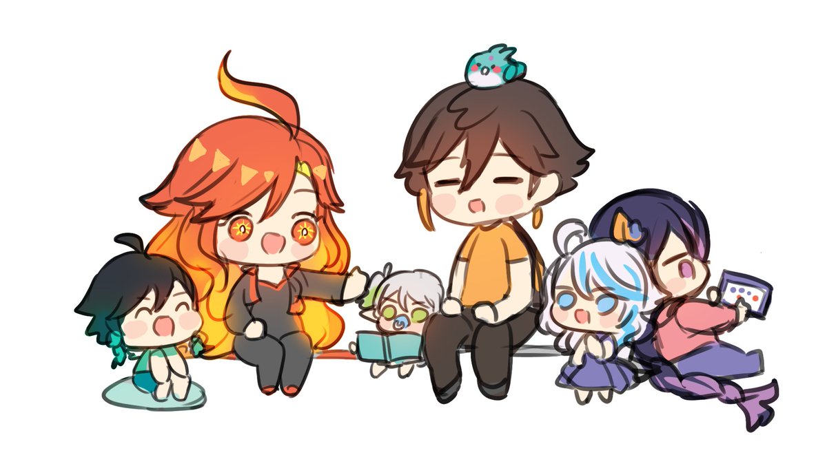 pun_rii's tweet photo. Archon Family 💕 https://t.co/ImXunV32mo