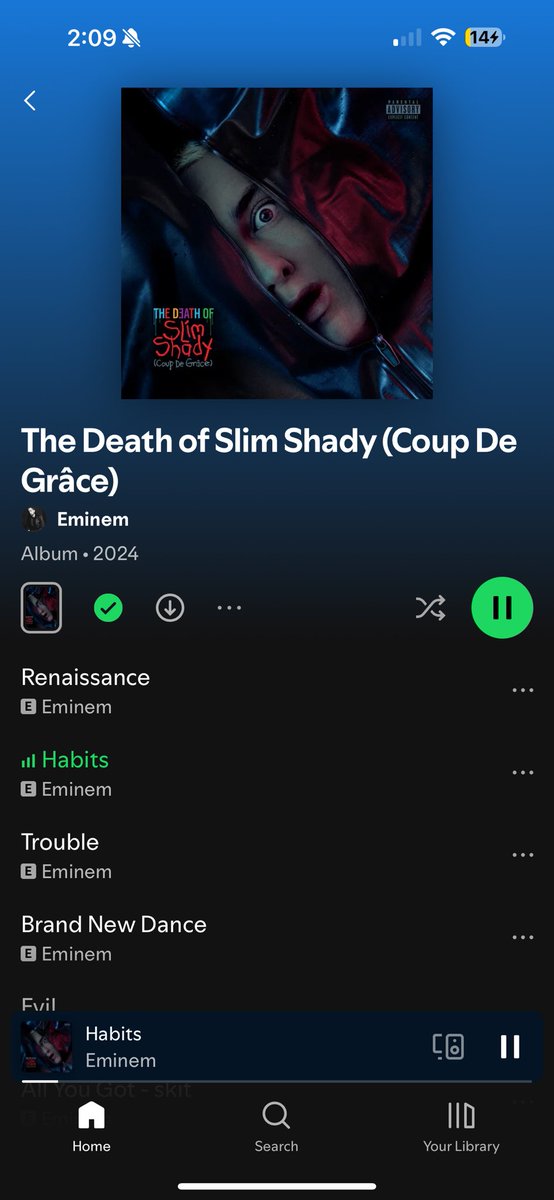 SimpleT0xic's tweet photo. THE NEW EMINEM ALBLUM IS OUT AND ITS FUCKING SICK https://t.co/bewOg6Q6vU