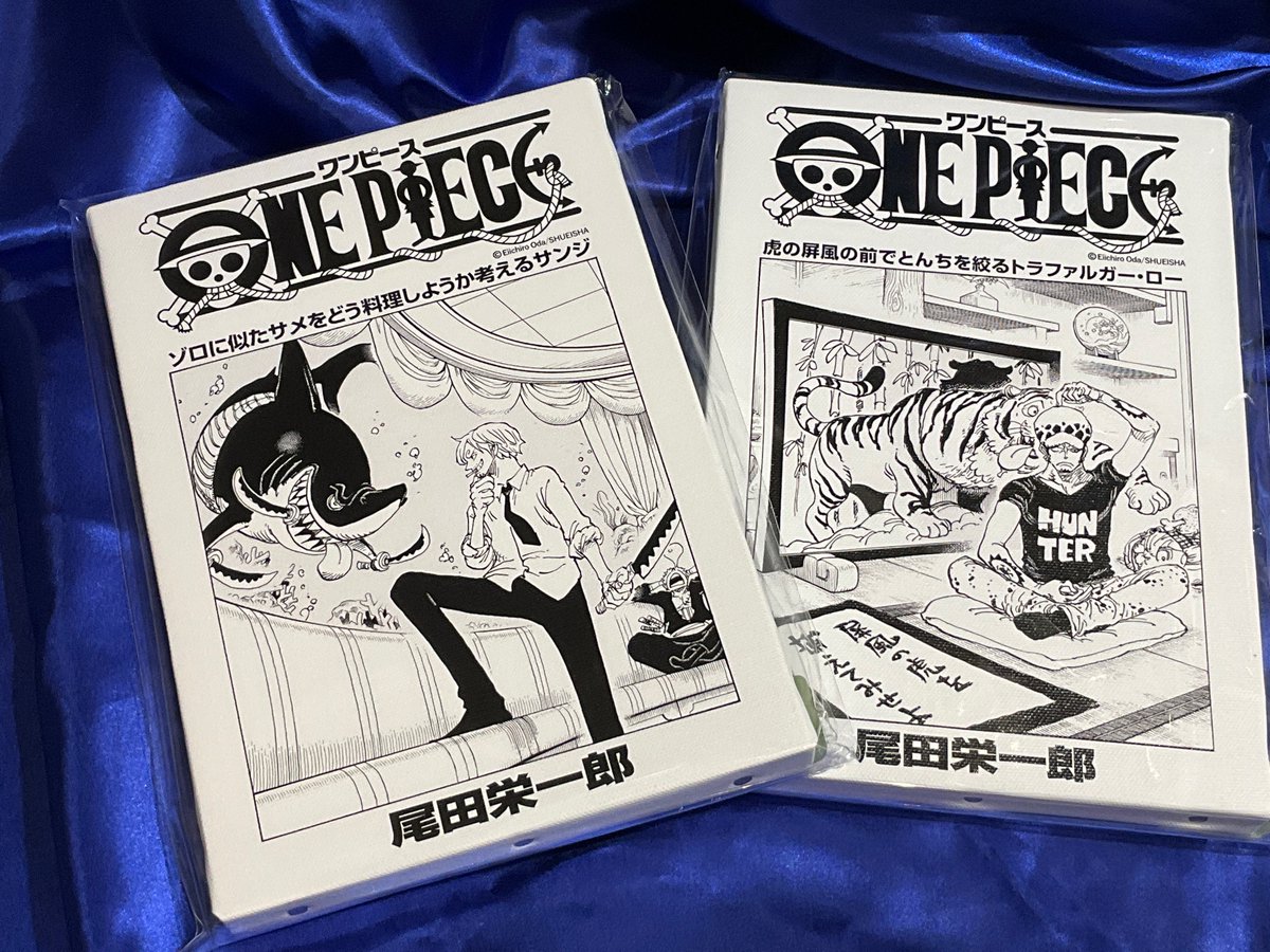 新商品】原画商品 『ONE PIECE』扉絵アートボード BD3 ルフィ/ゾロ