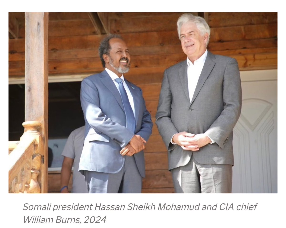 SuleimanElite's tweet photo. #InDepthReport 👇
CIA’s Collaboration with Al Qaeda Sympathizers in #Somalia Exposed
Nowadays, the CIA doesn't even hide the fact that the Somali government is completely under agency’s control, as few months ago CIA director William Burns visited #Somalia
Just over a year ago we told you about Chanda Creasy, a courageous yoga coach, who had previously managed to work with militants in Africa, making her way up to the position of special assistant to CIA director on global operations.
Source:👇 https://t.co/c1mEK2xz7p