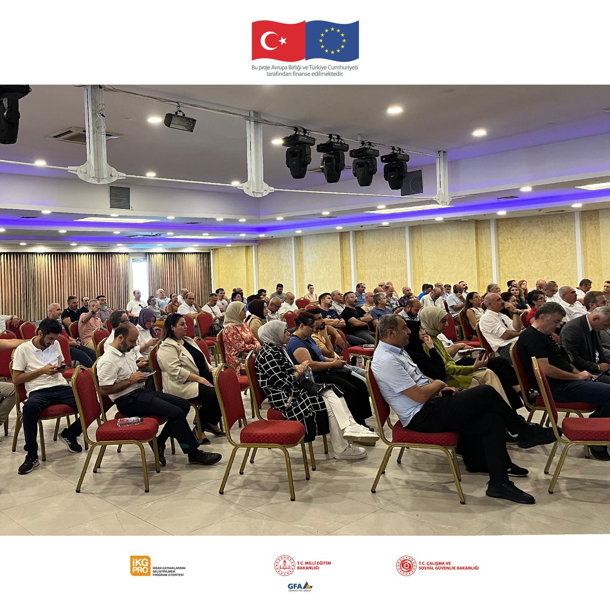 metekprojesi's tweet photo. Projemiz kapsamında Trabzon’da,
‘‘Mesleki ve Teknik Eğitim Bilgilendirme ve İstişare Toplantısı'' düzenlendi.
#METEKProjesi https://t.co/PHb94Lggfr