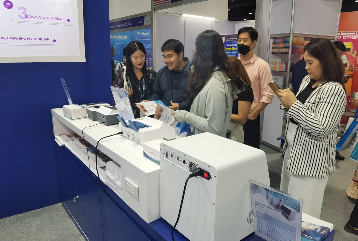 MacroMicroTest's tweet image. Exciting and fruitful communications!
Last day of Medlab Asia 2024 in Thailand. Don’t miss out.
Come to #Booth H6. C58 in QSNCC. Let us share you our achievements in diagnostics with inspiring counterparts.
#medlabasia#hpv #tb #respiratory#RTPCR #IVD #kits #rapid #antigen