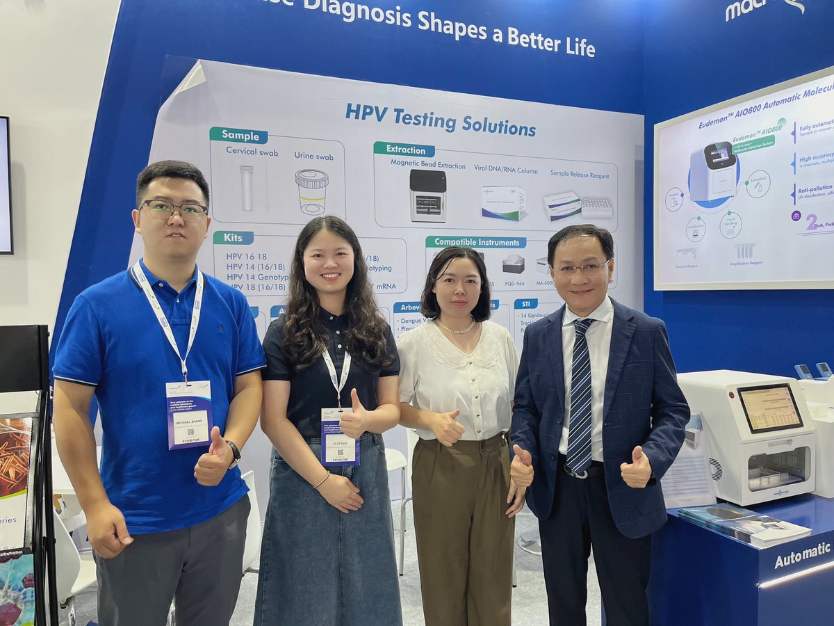 MacroMicroTest's tweet image. Exciting and fruitful communications!
Last day of Medlab Asia 2024 in Thailand. Don’t miss out.
Come to #Booth H6. C58 in QSNCC. Let us share you our achievements in diagnostics with inspiring counterparts.
#medlabasia#hpv #tb #respiratory#RTPCR #IVD #kits #rapid #antigen