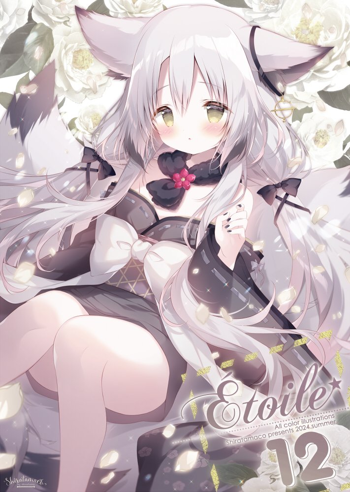 C104しらたまこ新刊②】 ラフ・線画本『Etude34』 メロンブックス様に