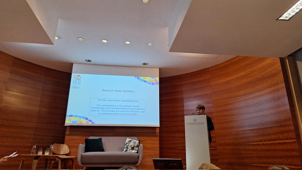 URSAchem (@ursachemlab) on Twitter photo Our PhD student Sergi Rafael presented his work at <a href="/IRBBarcelona/">IRB Barcelona</a> as part of the Research Nodes Seminar series. He explained his exciting research in Proximity-induced Pharmacology and its application toward developing novel treatments for evasive cancers. Well done Sergi! Our PhD student Sergi Rafael presented his work at <a href="/IRBBarcelona/">IRB Barcelona</a> as part of the Research Nodes Seminar series. He explained his exciting research in Proximity-induced Pharmacology and its application toward developing novel treatments for evasive cancers. Well done Sergi!